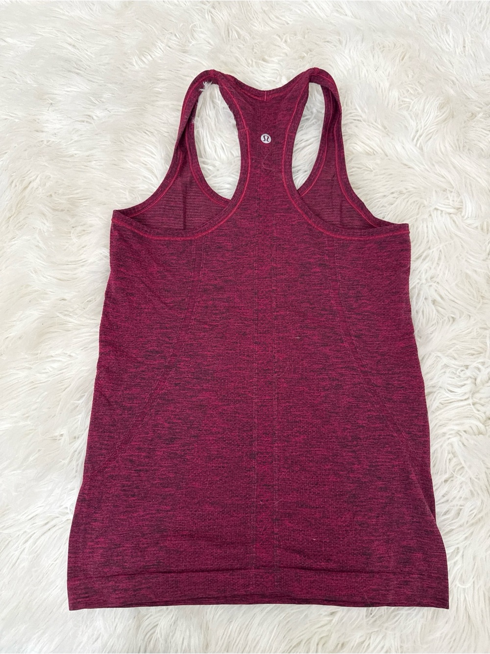lululemon athletica Heathered Raspberry Racerback Tank - Picture 2 of 3